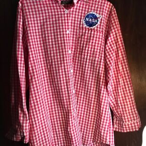 Hand Stitched Repurposed Button Down Shirt